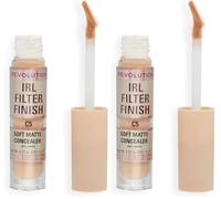 Makeup Revolution, Correcteur de teint IRL, couvrance moyenne à complète, C5, 6g (Lot de 2)