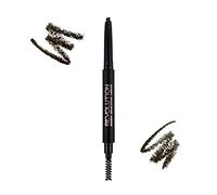 Makeup Revolution Duo Brow Definer crayon sourcils précision teinte Dark Brown 0.15 g