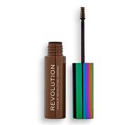 Makeup Revolution, High Brow Gel, Gel pour Sourcils, avec Cannabis Sativa A Brown, 6ml