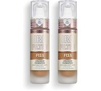 Makeup Revolution, Irl Filter, Longwear, Fond de Teint, F13.5, 23ml (Lot de 2)