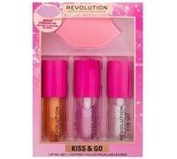 Makeup Revolution - Kiss & Go Lip Oil Set - Dárková Sada 4ml