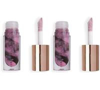 Makeup Revolution, Lip Swirl Ceramide Gloss, Lipgloss, Cerise Mauve, 4.5ml (Lot de 2)