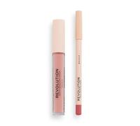 Makeup Revolution London Lip Contour Kit Brunch Lip Gloss and Lip Liner Duo 1ml 1g