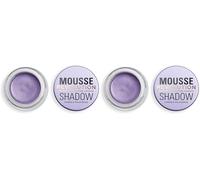 Makeup Revolution Ombretto in mousse, Colore Cremoso per Guance e Occhi, Formula Montata e Leggera, Da Crema a Polvere, Lilla, 4g (Lot de 2)