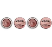 Makeup Revolution Ombretto in Mousse, Colore Cremoso per Guance e Occhi, Formula Montata e Leggera, Da Crema a Polvere, Bronzo Ambrato, 4g (Lot de 2)