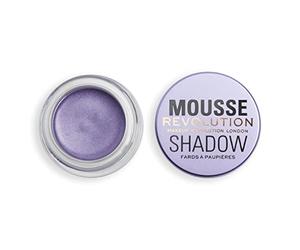 Makeup Revolution Ombretto in mousse, Colore Cremoso per Guance e Occhi, Formula Montata e Leggera, Da Crema a Polvere, Lilla, 4g