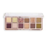 Makeup Revolution, Palette d'Ombres à Paupières The Eternal Icon Green, Finitions Crème, Matte & Irisées, 12 Teintes Mélangeables