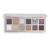 Makeup Revolution, Palette d'Ombres à Paupières The Smokey Icon Grunge, Finitions Crème, Matte & Irisées, 12 Teintes Mélangeables