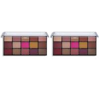 Makeup Revolution, Reloaded, Palette d'Ombres à Paupières, Prestige, 15 Ombres, 16.5g (Lot de 2)