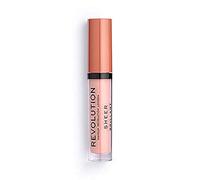Makeup Revolution, Sheer Lip, Brillant à Lèvres, Piece Of Cake 101 , 3.5ml