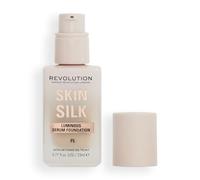 Makeup Revolution, Skin Silk Serum Foundation, Light to Medium Coverage, Contains Hyaluronic Acid, F5, 23ml
