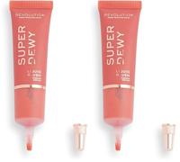 Makeup Revolution, Superdewy Liquid Blusher, Fard à Joues Liquide, Flushing For You, 15ml (Lot de 2)