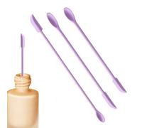 Makeup Spatula Set - 3PCS Double-End Beauty Tool | Lotion Scoop Scraper Reusable Cosmetic Spatula, Mini Jar Tiny Applicator with Cream Container Accessory for Women