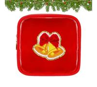 Makeup Storage Bags, Decorative Zipper Case, Small Cosmetic Bag with Organizer, Portable Travel Toiletry Feature, Stylish Packing Classic Style, Accessories Supplies for Beach Home Office Lady