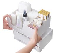 Makeup Storage Organizer - Large Cosmetic Stand with Drawers, Multi-Purpose Skincare Holder | Beauty Accessories, Jewelry, Perfume, Desk Or Dressing Table, Bedroom Vanity, Bathroom Counter Org