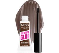 Makeup The Brow Glue,Tinted Eyebrow Fixing Glue,Vegan Formula,Natural Finish,Brush Applicator,The Brow Glue,Shade : Dark Brown (04)
