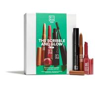 MAKEUP The Scribble and Glow Kit, Coffret avec Eye Stick 532, Color Lip Glow 254, 24h Level Up Mascara 900, Vegan et Cruelty-Free