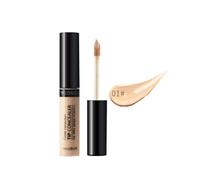 Makeuvrat de maquillage professionnel Wand Couverture complète Sérum High Adhesive Concealer sans aggrer et craquer des couvertures parfaites, des taches de rousseur et cercles sombres (1# Fair)