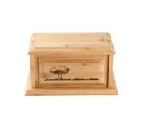 MAKEY'S Urne funéraire en bois pour cendres humaines adultes mâle/femme, urne funéraire décorative professionnelle en bois pour cendres, urne funéraire