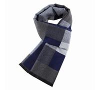 MAKFORT Hommes chaleur mode longue écharpe en laine nitrile souple et confortable automne - hiver cadeau de Noël pour amis et famille