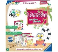 Maki Apprend A Lire - Les Lettres - Premier Jeu De Société Pour Enfants - A Partir De 3 Ans - 22358 - Ravensburger
