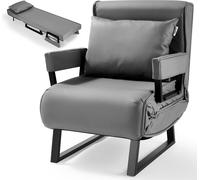 Makika Fauteuil-lit Canapé-lit Rio pliable - en gris