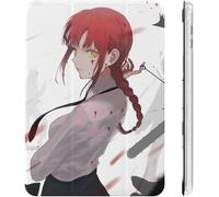 Makima Chainsaw Man Ipad 2020 (10.2in) Étui Avec Porte-Stylo Antichoc Réglage Automatique De L'angle De Veille/Réveil Housse De Protection Transparente