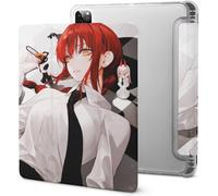 Makima ? Étui Chainsaw Man Pour Ipad Pro 2021, Avec Porte-Stylo, Résistant Aux Chocs, Veille/Réveil Automatique, Housse De Protection Transparente Pour Tablette 11 Pouces