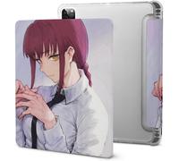 Makima ? Étui Chainsaw Man Pour Ipad Pro 2021, Avec Porte-Stylo, Résistant Aux Chocs, Veille/Réveil Automatique, Housse De Protection Transparente Pour Tablette 11 Pouces