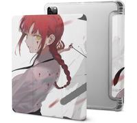 Makima ? Étui Chainsaw Man Pour Ipad Pro 2021, Avec Porte-Stylo, Résistant Aux Chocs, Veille/Réveil Automatique, Housse De Protection Transparente Pour Tablette 11 Pouces