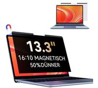Makinda Film de protection d'écran magnétique pour ordinateur portable 13,3" 16:10, anti-lumière bleue, anti-éblouissement pour Lenovo Hp Dell Acer Asus Thinkpad Envy XPS