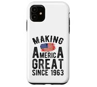 Making America Great Since 1963 Year Old Men Women Coque pour iPhone 11