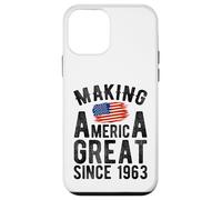 Making America Great Since 1963 Year Old Men Women Coque pour iPhone 12 Mini