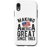 Making America Great Since 1963 Year Old Men Women Coque pour iPhone XR
