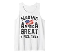 Making America Great Since 1963 Year Old Men Women Débardeur