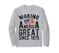 Making America Great Since 1975, Hommes et Femmes de 51 Ans Manche Longue
