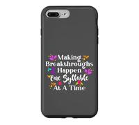 Making Breakthroughs One Syllable At A Time Speech Therapy Coque pour iPhone 7 Plus/8 Plus