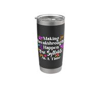 Making Breakthroughs One Syllable At A Time Speech Therapy Gobelet isotherme en acier inoxydable double paroi