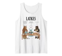 Making Latkes Funny Hanukkah Hanukah Retro Rosh Hashanah Débardeur