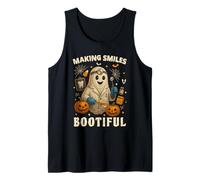 Making Smiles Bootiful Funny Halloween Dentist Ghost Dental Débardeur