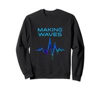 Making Sound Waves Beats Beat Makers Producteur de Musique Sweatshirt