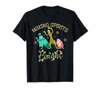 Making Spirits Bright Chemise de Noël T-Shirt