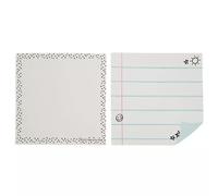 Making the Grade Notebook Paper and Dotted Edge Cutout Student Badge - Mini Bulletin Board Decor Shapes - 36 Pieces