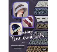 Making your own hats vol.7: Easy bell-shaped hat and beanie sewing patterns size XS/S/M/L/XL, with 3D hand-smocking headbands