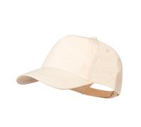 makio Casquette de baseball pour garçon et fille, 5 panneaux aux couleurs vives. 100 % coton, avec trous de ventilation et fermeture réglable. Casquette pour enfants de 4 à 13 ans, ecru, 30