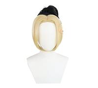 Makio Cosplay Wig Anime Kimetsu No Yaiba Yuukaku-hen Tengen Uzui Wife Black Yellow Long Hair Women Prop Wig Gifts