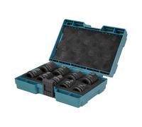 Makita 1.3cmD Impact Douille Set 9pc Standard Longueur Broche Bague 8 À 24mm