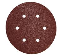 Disques abrasifs MAKITA grain 120 Diam. 150 mm auto-agrippant 6 trous (bois/métal) lot de 10 -P374710-120