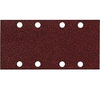 Makita 10 Feuilles rectangulaires abrasives 93x230 mm G120 - 4 + 4 trous - MAKITA - P-36011