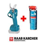 Makita 18 V ciseaux à branches sans fil DUP181Z solo avec spray d'entretien...